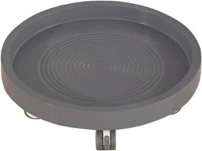Plantenwagen Met Wielen - Rolbak Planten - Planten Verplaatsen - Uitneembare Wateropvangbak - 29 cm - Grijs