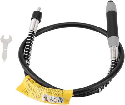 Krachtige boorkop voor 6mm accessoires, flexibele as en adapterverbinding voor slijpmachine en gereedschap
