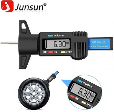 Zwart 25,4 mm Banden Dieptemeter, dieptemeter, digitale schuifmaat