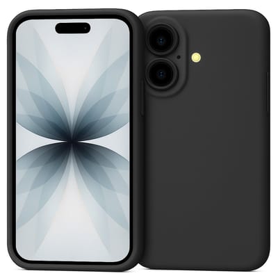 Hoesje geschikt voor iPhone 17 - Mat Back Case Zwart
