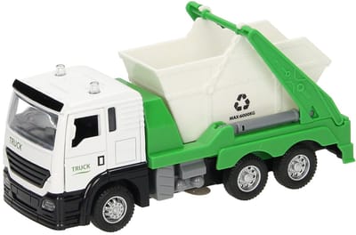 Truck met Afvalcontainer Licht & Geluid