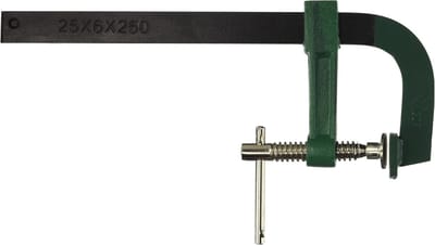 Klemklem - Schroefklem Staafklem - Werkstukken Klemmen - Gelegeerd Staal - 70/80 stang - Groen