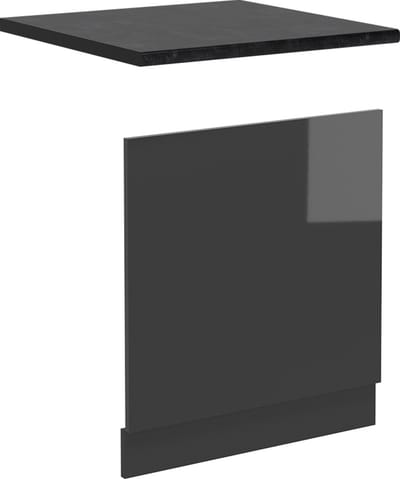 Vicco R-Line Voorpaneel vaatwasser – 60 cm, WB Antraciet Antraciet Hoogglans