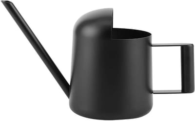 Mini Gieter - Roestvrij Staal - Planten Water Geven - Lange Nauwe Tuit - 300 ml - Zwart