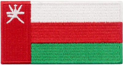Vlag patch - Geborduurde embleem - Kleding personaliseren - Strijk- of naai-applicatie - 43 x 86 cm