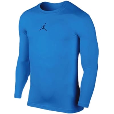 T-shirts Jordan Homme Bleu Col Rond Coupe Droite Modérée 685815-481 S blue