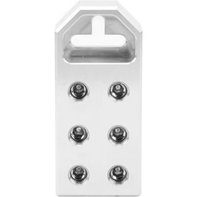 Borne de batterie audio pour voiture, 6 trous, en alliage d'aluminium 0GA, pour bateau, yacht et camping-car.