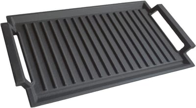 DailySupplies® Grillplaat Inductie - Bakplaat - Gietijzer - Zwart