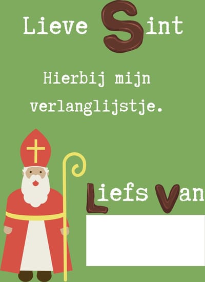 Lise Schrijft | Sinterklaas | Verlanglijstjes | 10 dubbele kaarten | inclusief leuke sluitstickers | inclusief kraft envelop | 100% landbouwafval, composteerbaar, houtvrij ECF, ISO 14001 gecertificeerd