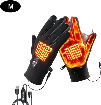 Livano Winterhandschoen - Wanten - Gloves - Touchscreen Handschoenen - Handschoenen Winter - Zwart - Maat M