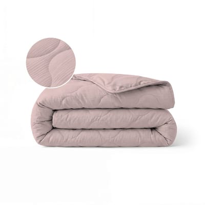 Zelesta Special Mousseline Zomerdekbed - Zachtroze 140x200cm