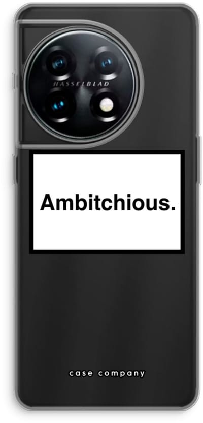 Case Company® - Hoesje geschikt voor OnePlus 11 hoesje - Ambitchious - Soft Cover Telefoonhoesje - Bescherming aan alle Kanten en Schermrand