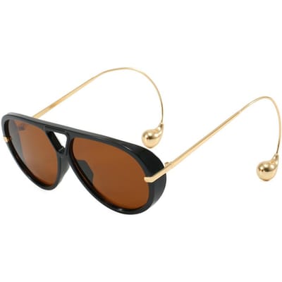 Nieuwe Premium Designer Dubbele Brug Bril voor Mannen En Vrouwen Vintage Extra Groot Punk Piloot Zonnebril Schaduw UV Bescherming 400