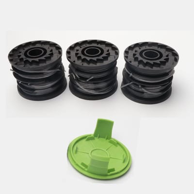 Geschikt voor Greenworks grasmaaier 2900719 grijze spoel deksel set grasmaaiers accessoires