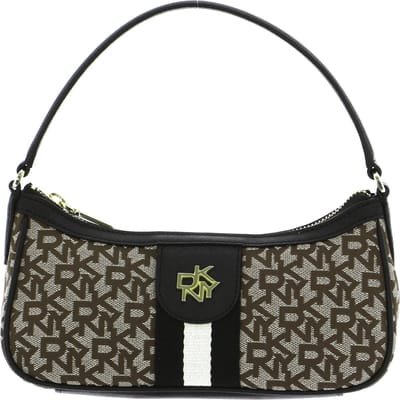 DKNY Schoudertas Carol Shoulder Bag Chino / Blk Bruine Veelkleurig