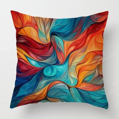 Moderne Decoratieve Kussenhoes Voor Huis Woonkamer Decor Kussenhoes 45*45 40X40Cm 60X60Cm 45X45Cm 50X50Cm Abstract Bank Peach skin 18*18(CM)-1Pcs