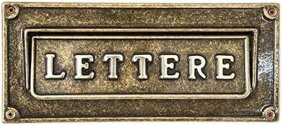 Brievenbus Opening - Postgleuf Messing - Post Ontvangen - Weerbestendig Ontwerp - 30 x 13 cm - Messing