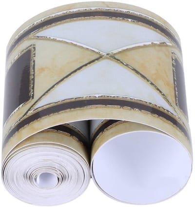 Allecto - Pvc Zelfklevend Behang - Muurrand Versiering - Waterdicht
