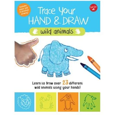 Trace Your Hand & Draw: Wild Animals - Maite Balart