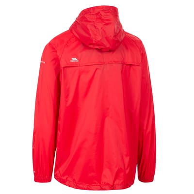 Trespass Volwassenen Unisex Qikpac Packaway Waterdicht Jasje (Rood)