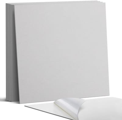 Coloray Wandpanelen Zelfklevend - Kleur grijs Zelfklevende Wandpanelen - 50 cm x 50 cm - Grijs Wandpaneel PVC - 4 stuks - Eénkleurige Wandpanelen Zelfklevend - Wandpanelen Keuken - Wandpaneel Badkamer