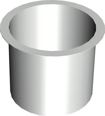 Tapeind Bakgoot | Ø100 mm | 9 Cm