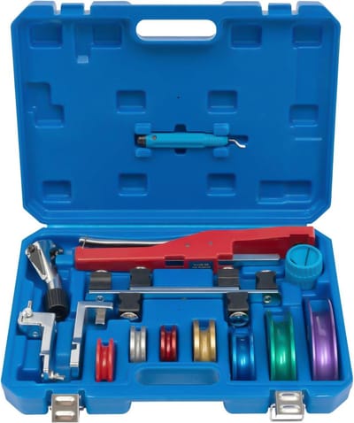 Buisbuigapparaat Set - Buigmachine Bender - Metaal Bewerken - 7 Kleurrijke Matrijzen - 6-22 mm - Veelkleurig