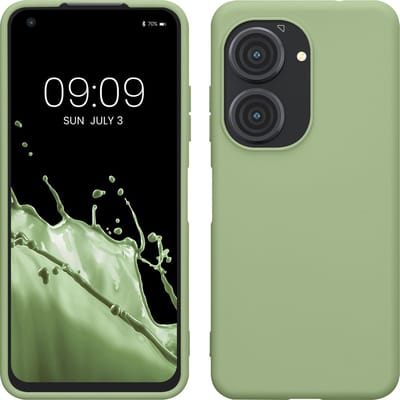 kwmobile telefoonhoesje geschikt voor ASUS Zenfone 10 / Zenfone 9 - Hoesje voor smartphone - Back cover in lichtgroen