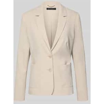 slim fit blazer met reverskraag