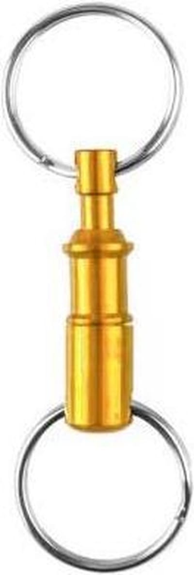 Sleutelring GOUD deelbare sleutelhanger - Aluminium