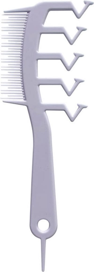 Without Lemon - Dubbelzijdig Z-vorm Haar Kam - Fluffy haar - Volumizer - Pluizig - Kleur: Paars