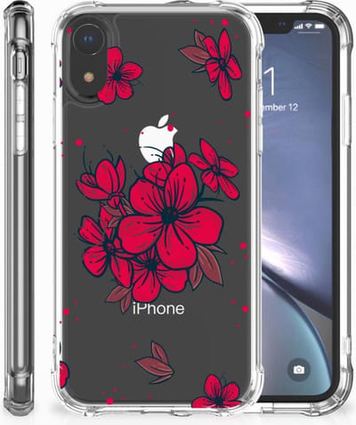 Apple iPhone Xr Case Blossom Red
