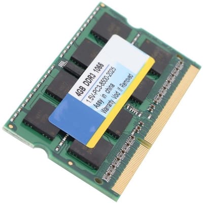 Laptop Geheugenmodule 4GB DDR3 - 1066MHz - PC3-8500 - 204-PIN - Compatibel met Notebooks - 1,5V - RAM