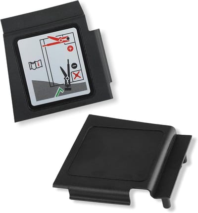 Accu Beschermkappen Set - Plus Min Pool - Voertuig Onderhoud - Robuust Materiaal - 2 Stuks - Zwart