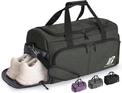 Sporttas met Schoenenvak en Nat Vak voor Fitness, Gym, Yoga en Reizen - 42L Groot en Waterdicht