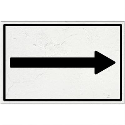 Pijl bord | Forex Re materiaal | 18 x 12 cm