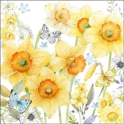 Ambiente - Lunch servetten - Classic Daffodils