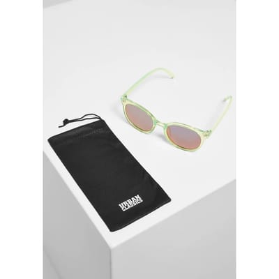 Urban Classics - 108 Sunglasses UC neonyellow/black one size Zonnebril - Geel/Zwart