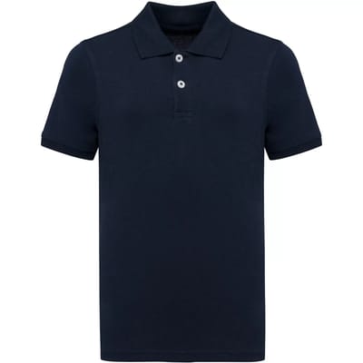 Native Spirit Ecologische kinderpolo in piquétricot NS209 - Navy Blue - 10/12 ans