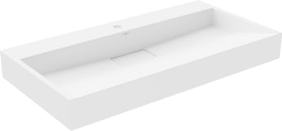 Mexen Ava opbouw wastafel van conglomeratie 1/O 90 x 46 cm, wit - 23019001