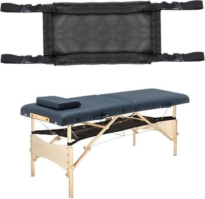 Extra Groot Opbergnet Onder Massagetafel voor Accessoires en Hoofdkussens
