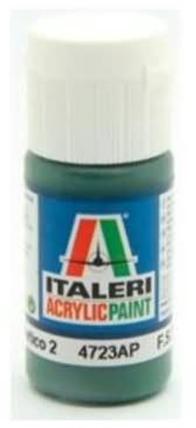 Italeri 4723ap - Flat Verde Mimetico 2 - Modelbouwverf Acryl