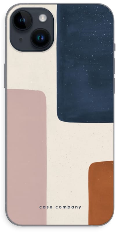 Case Company® - Hoesje geschikt voor iPhone 14 Plus hoesje - Geo #5 - Soft Cover Telefoonhoesje - Bescherming aan alle Kanten en Schermrand