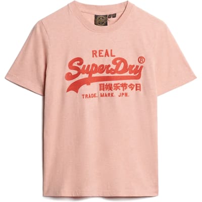 Superdry - T-shirt met geborduurd Vintage logo - Dames - T-shirts