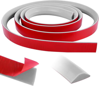 Vouwbare Waterdichte Silicone Band van 200 cm voor Douchedrempel en Waterafvoer in Keuken en Badkamer (Grijs)