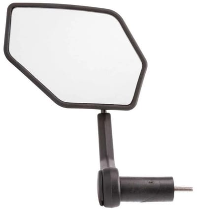 M-Wave Spy Spave 45 Fietsspiegel - 3D Verstelbaar - Anti-verblindend Glas - ECE Goedgekeurd - Stuurmontage Ø 14.5-19.5 mm