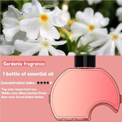 50ML Luchtbevochtiger Essentiële Olie Navulling Jasmijn Lavendel Hilton Oliën Diffuser Geur Essentiële Olie voor Woonkamer Slaapkamer Toilet Huis Luchtverfrissers #Gardenia white