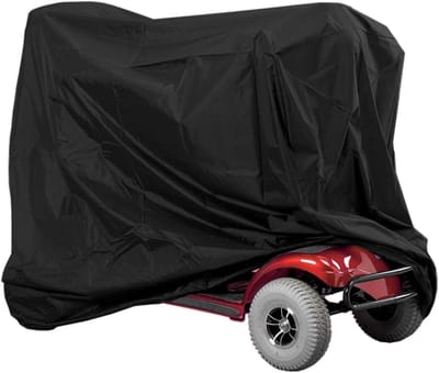 Scootmobiel Beschermhoes - Hoes Voor Scootmobiel - Scootmobiel Hoes - Met Opbergtas - 170*61*117cm - Afdekhoes - Waterdicht - Beschermt Tegen Stof - Vuil - Sneeuw - Zonlicht - Regen - Zwart