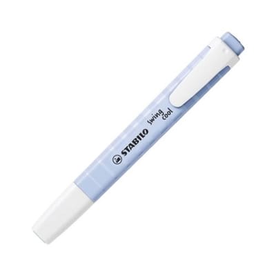 STABILO Swing Cool Pastel - Markeerstift - Perfect Voor Onderweg - Baby Blauw - Per stuk