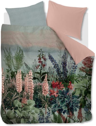Beddinghouse Lupine Dekbedovertrek - Tweepersoons - 200x200/220 cm - Groen